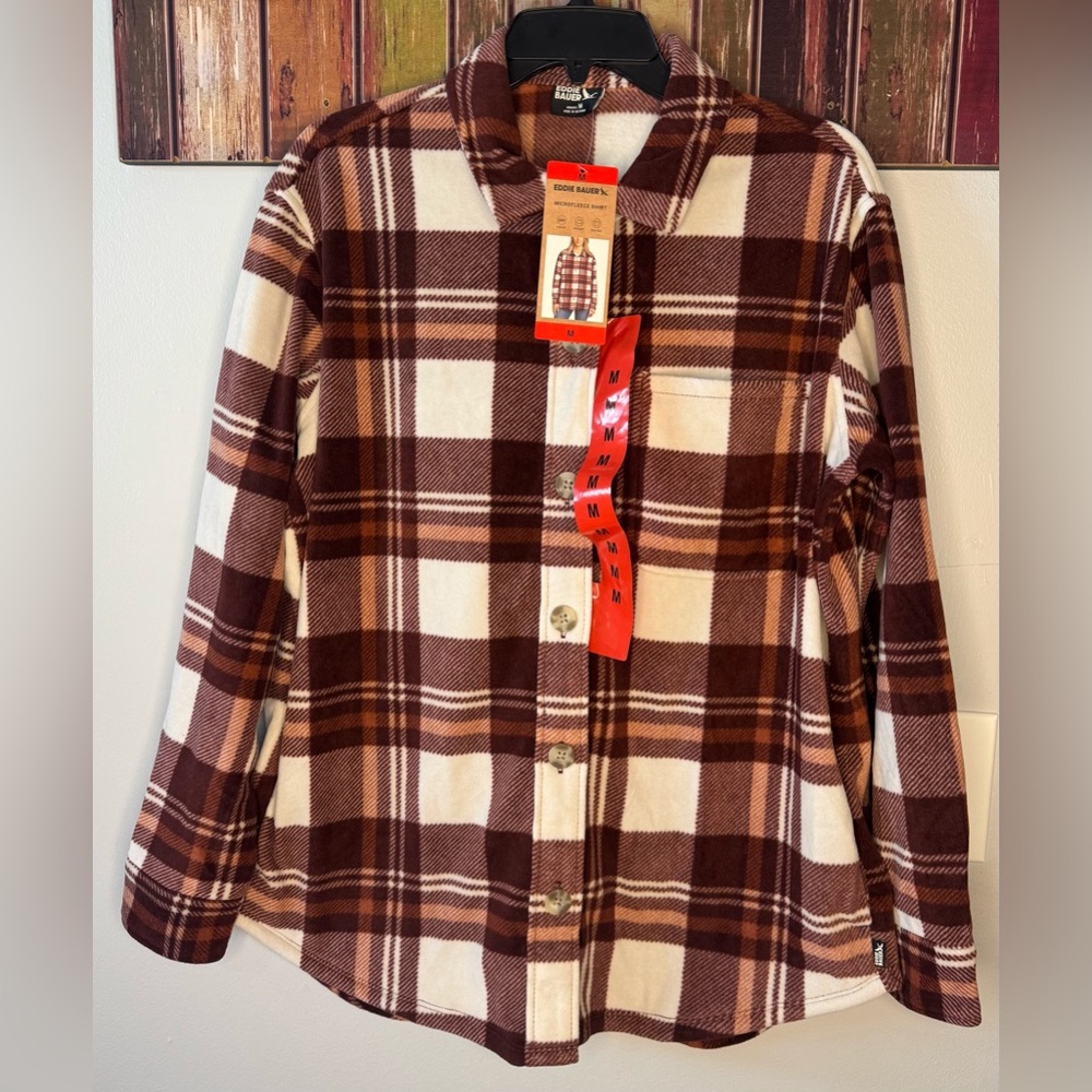 Eddie Bauer Ladies' Microfleece Button-Up Shirt
